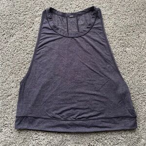 Lululemon Womens Relaxed Semi Cropped Athletic Tank Top No Size Tag